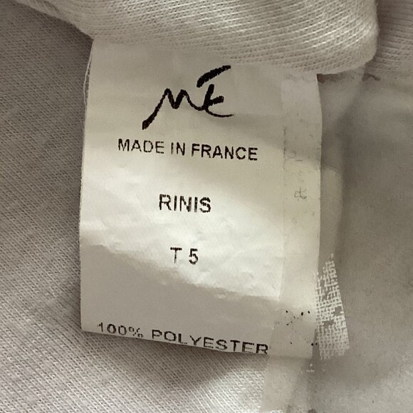 ME Women's Top Tunic Size T5 Sheer With Lining Sleeveless Made in France Y2K - Picture 7 of 7